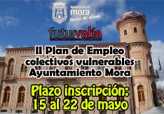 Abierto el plazo para inscribirse en el II Plan de Empleo para personas con especificidad promovido por el Ayuntamiento de Mora